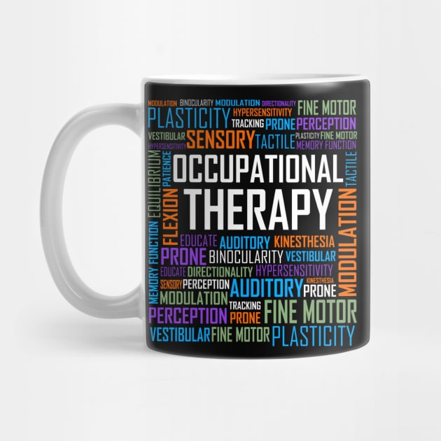 Occupational Therapy Words by LetsBeginDesigns